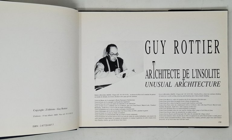 ARTCHITECTE DE L'INSOLITE / UNUSUAL ARTCHITECTURE (autografato) | Immagine Gallery 2