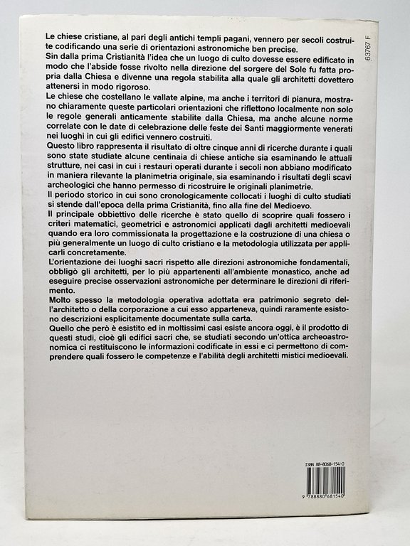 ASTRONOMIA E GEOMETRIA NELLE ANTICHE CHIESE ALPINE