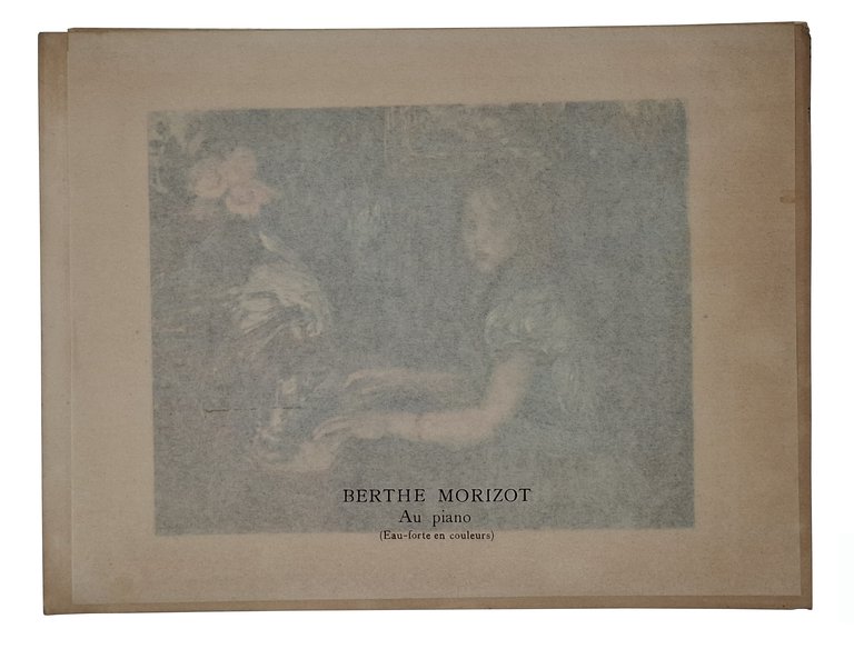 AU PIANO (acquaforte a colori - tiratura limitata a 100 …