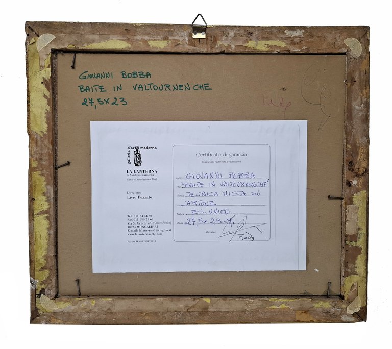 BAITE IN VALTOURNENCHE (tecnica mista su cartone) | Immagine Gallery 4