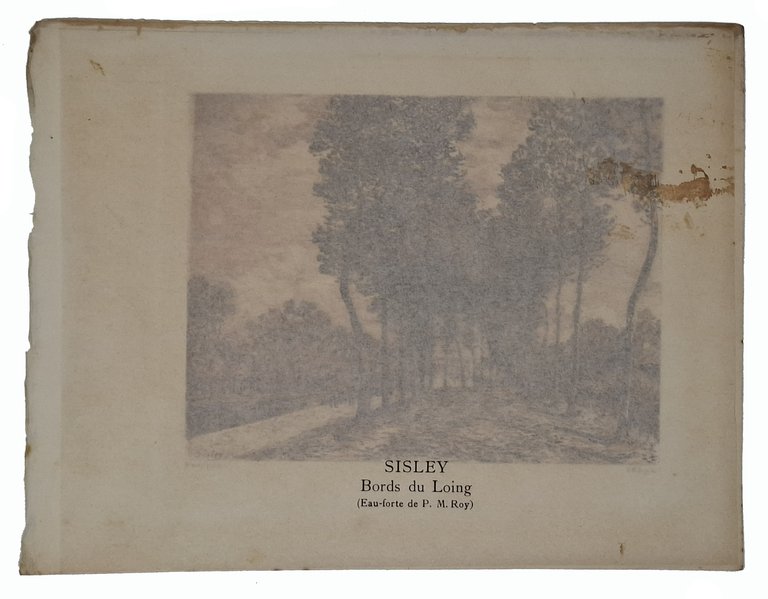 BORDS DU LOING (Eau-forte de P. M. Roy)