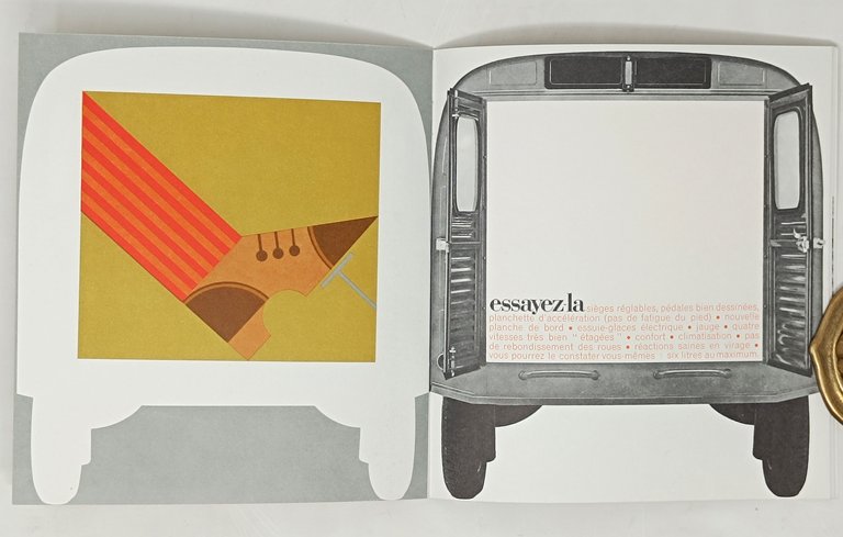Brochure pubblicitaria della fourgonnette 2 CV Citroen AZU - AK