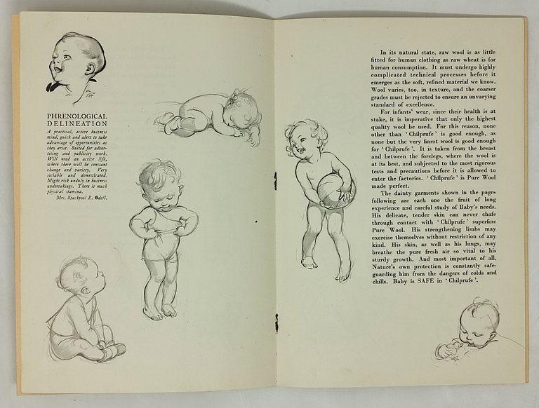 brochure pubblicitaria illustrata della CHILPRUFE LIMITED, LEICESTER