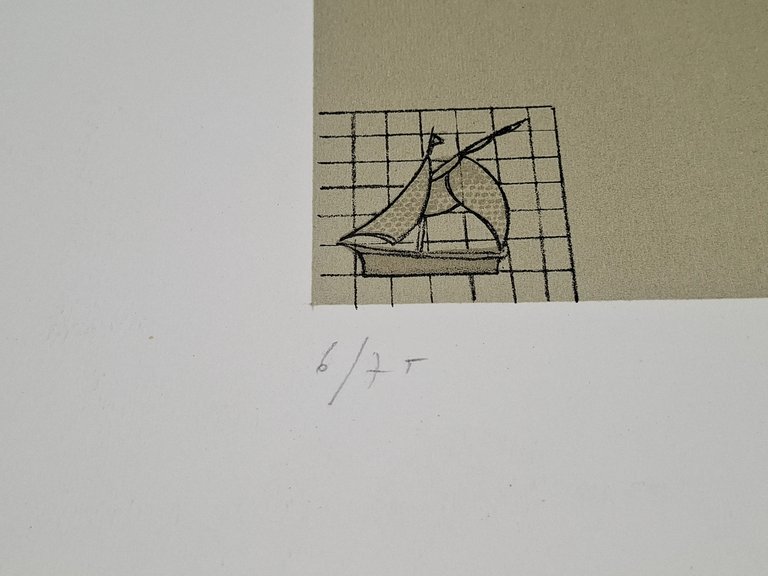 CANALE EST Litografia a colori firmata e numerata