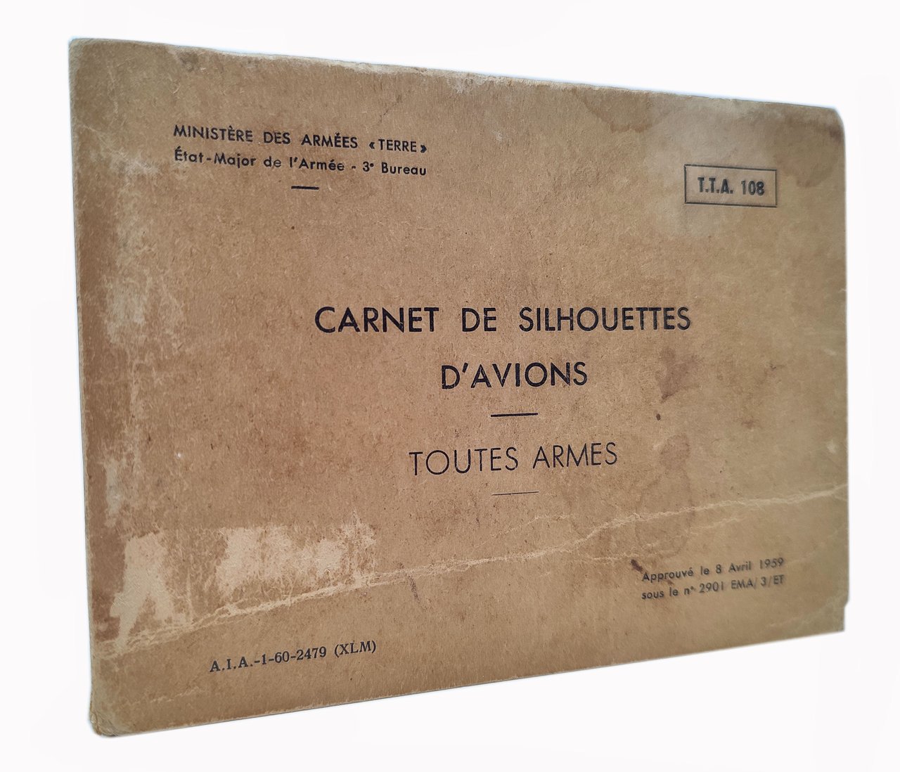 CARNET DE SILHOUETTES D'AVIONS / Toutes armes