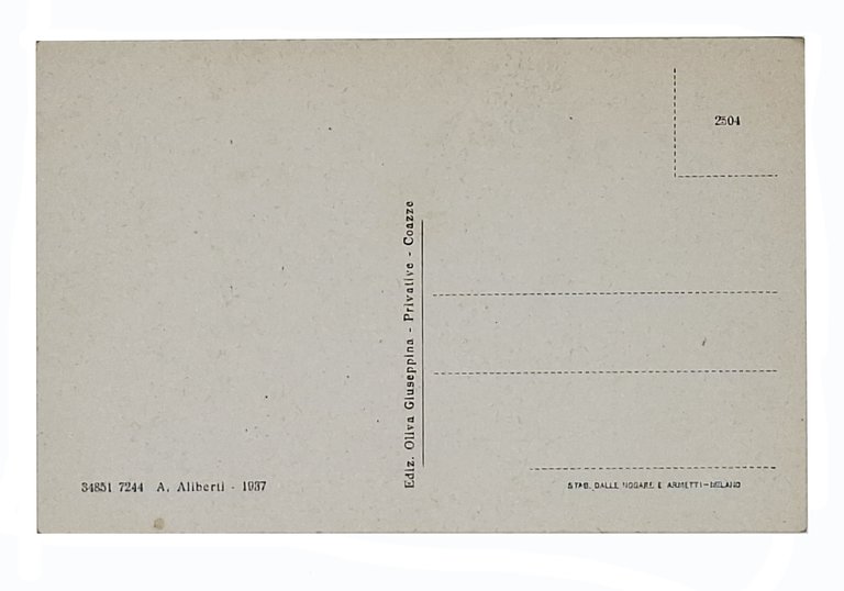 cartolina COAZZE - Alpi Cargiour d'Amont m. 1360 | Immagine Gallery 2