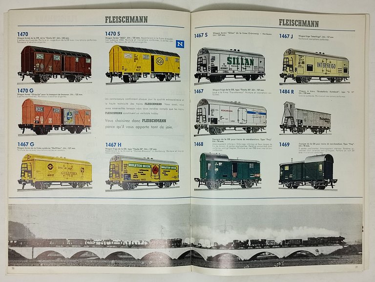 Catalogo FLEISCHMANN '69 con listino prezzi (più due depliant)