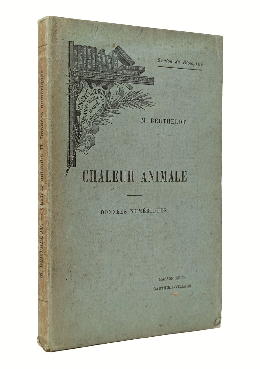 CHALEUR ANIMALE: Principes chimiques de la production de la chaleur …