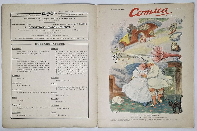 COMICA 'A MOI LE MONDE' / publication humoristique mensuelle internationale … | Immagine Gallery 2