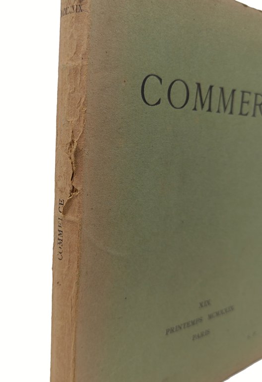 COMMERCE / Cahier trimestriel XIX printemps 1929