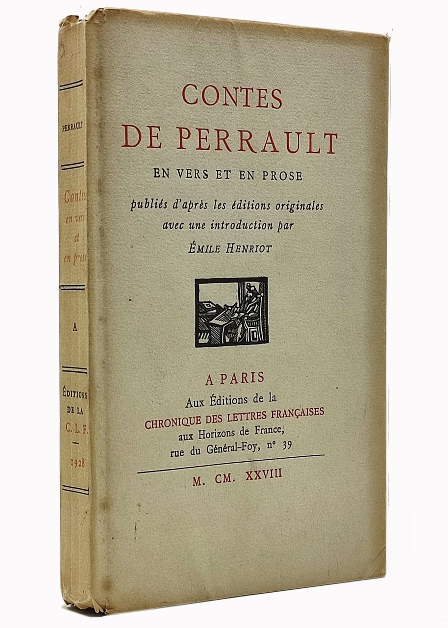 CONTES DE PERRAULT EN VERS ET EN PROSE publies d'apres …