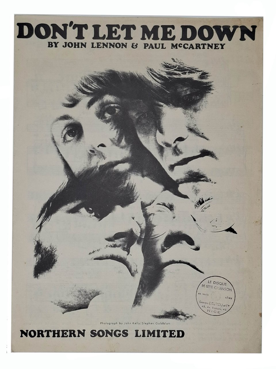 DON'T LET ME DOWN (spartito)