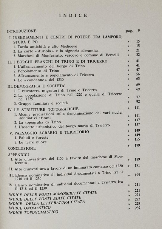 DUE BORGHI FRANCHI PADANI / Popolamento ed assetto urbanistico e …