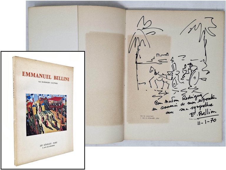 EMMANUEL BELLINI (con disegno originale autografato)
