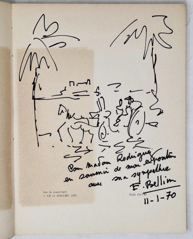 EMMANUEL BELLINI (con disegno originale autografato)