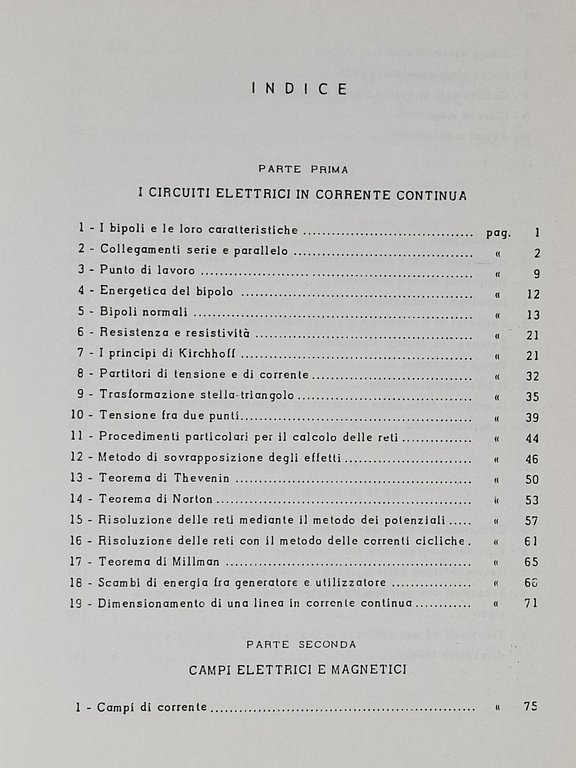 ESERCIZI DI ELETTROTECNICA