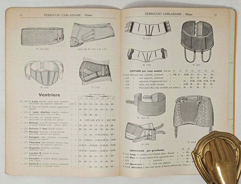 FERRUCCIO CARLASSARE Milano. Forniture per farmacie / articoli di gomma …