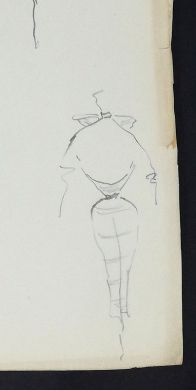 Figurino moda fatto a mano