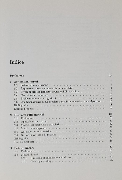 FONDAMENTI DI CALCOLO NUMERICO