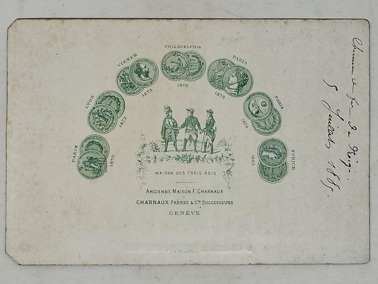 Fotografia all'albumina 'CHEMIN DE FER DU RIGI ET LE FILATE' | Immagine Gallery 2