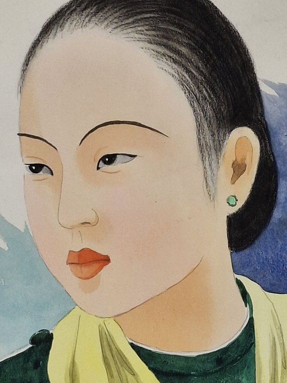 gouache su carta (volto femminile) | Immagine Gallery 4