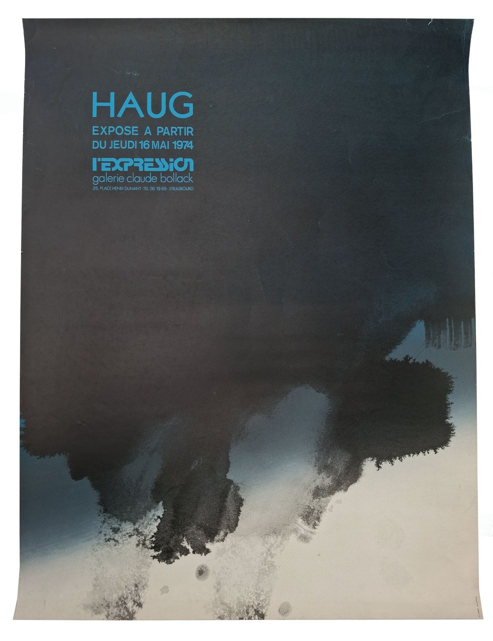 HAUG l'expression galerie Claude Bollack (Strasbourg) 1974