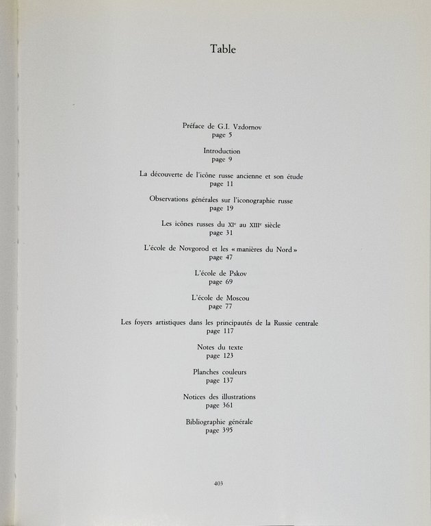 ICONES RUSSES / XI°-XVI° siécles