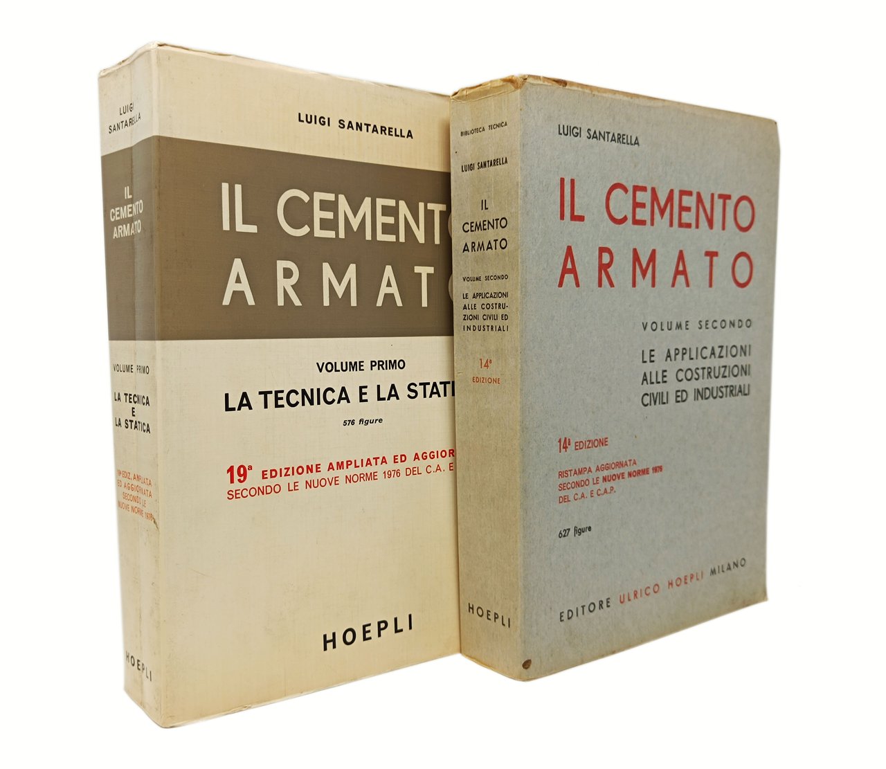 IL CEMENTO ARMATO opera completa in due volumi (Volume I …