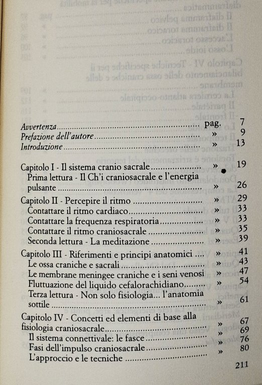 IL SISTEMA CRANIO SACRALE