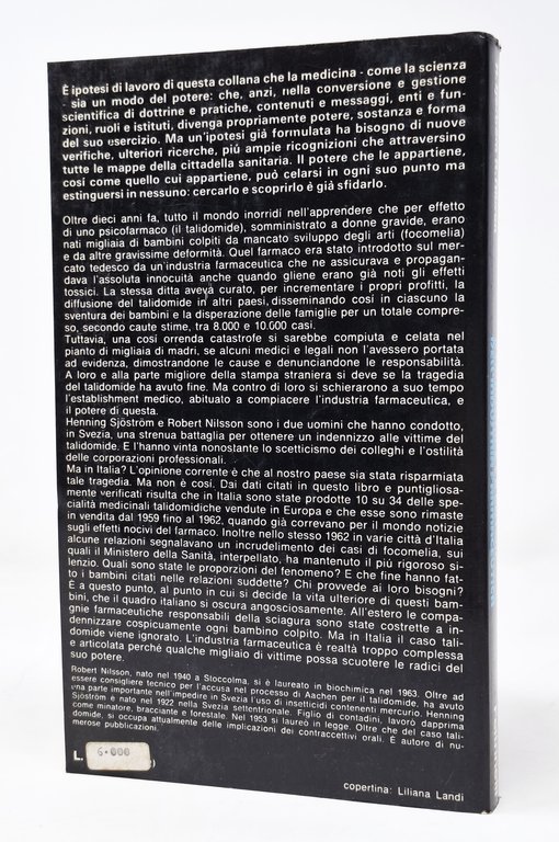 IL TALIDOMIDE E IL POTERE DELL'INDUSTRIA FARMACEUTICA