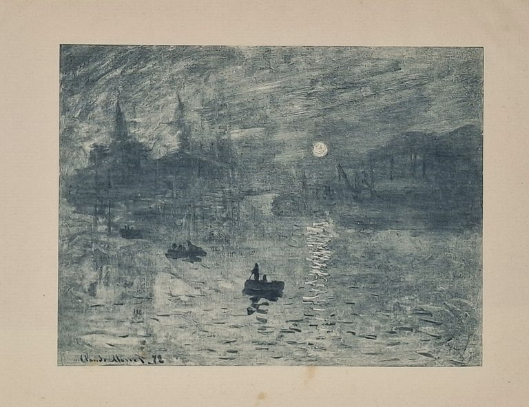 IMPRESSION. SOLEIL LEVANT. (Exposition du Boulevard des Capucines 1874) - …