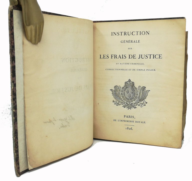 INSTRUCTION GENERALE SUR LES FRAIS DE JUSTICE en matière criminelle, …