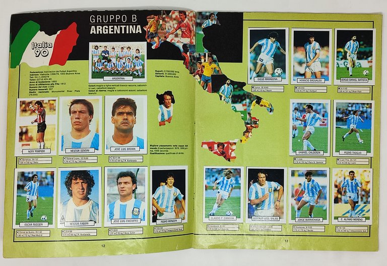 ITALIA '90 / GOAL MASTER (album di figurine, completo)