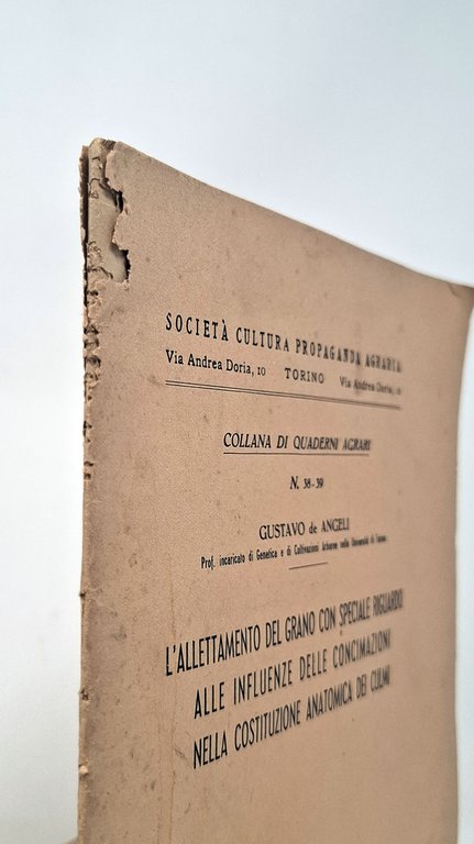 L'ALLETTAMENTO DEL GRANO CON SPECIALE RIGUARDO ALLE IN FLUENZE DELLE … | Immagine Gallery 4