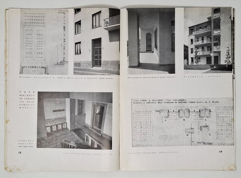 L'ARCHITETTURA ITALIANA periodico mensile di architettura tecnica / gennaio 1941 | Immagine Gallery 3
