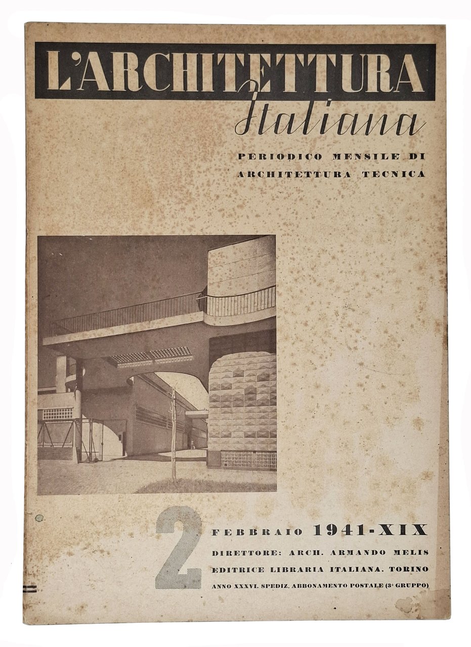L'ARCHITETTURA ITALIANA periodico mensile di architettura tecnica / n. 2 … | Immagine principale