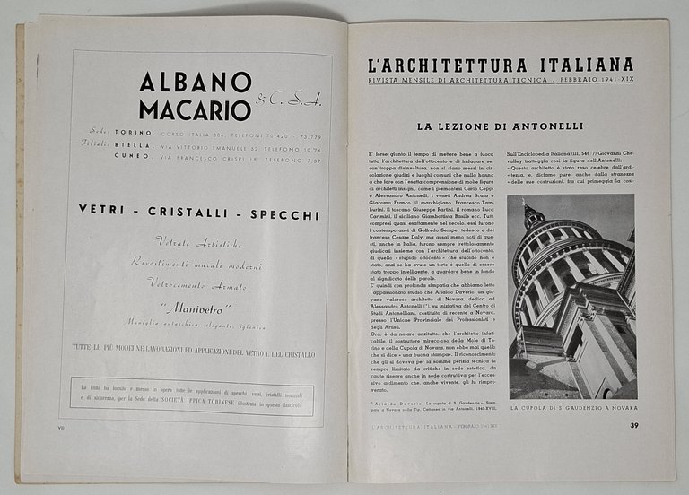 L'ARCHITETTURA ITALIANA periodico mensile di architettura tecnica / n. 2 … | Immagine Gallery 2