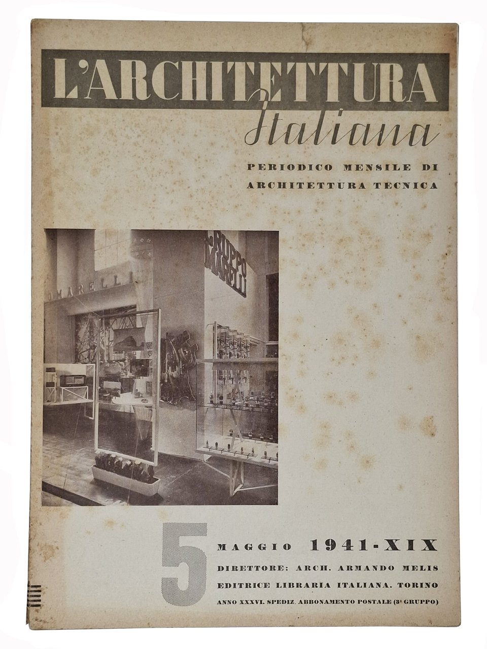 L'ARCHITETTURA ITALIANA periodico mensile di architettura tecnica / n. 5 … | Immagine principale