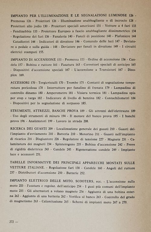 L'ELETTRAUTO / Manuale pratico per il riparatore dell'impianto elettrico dell'automobile …