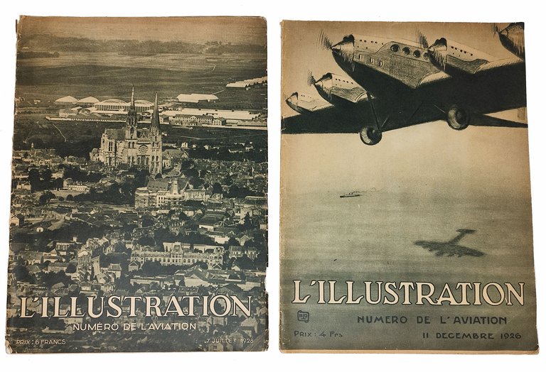L'ILLUSTRATION / NUMERO DE L'AVIATION (due giornali: 11 decembre 1926; …