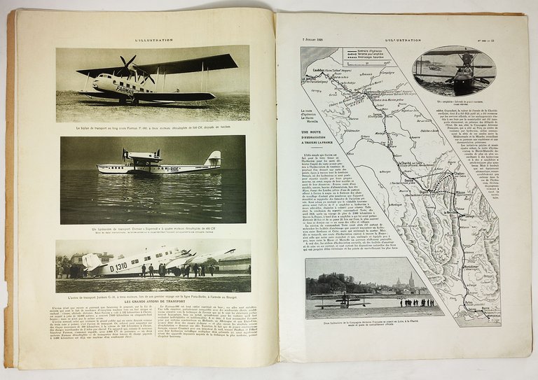 L'ILLUSTRATION / NUMERO DE L'AVIATION (due giornali: 11 decembre 1926; …