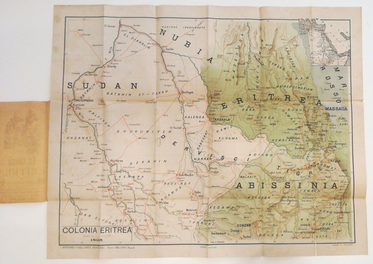 LA COLONIA ERITREA / Carta geografica per seguire le operazioni …