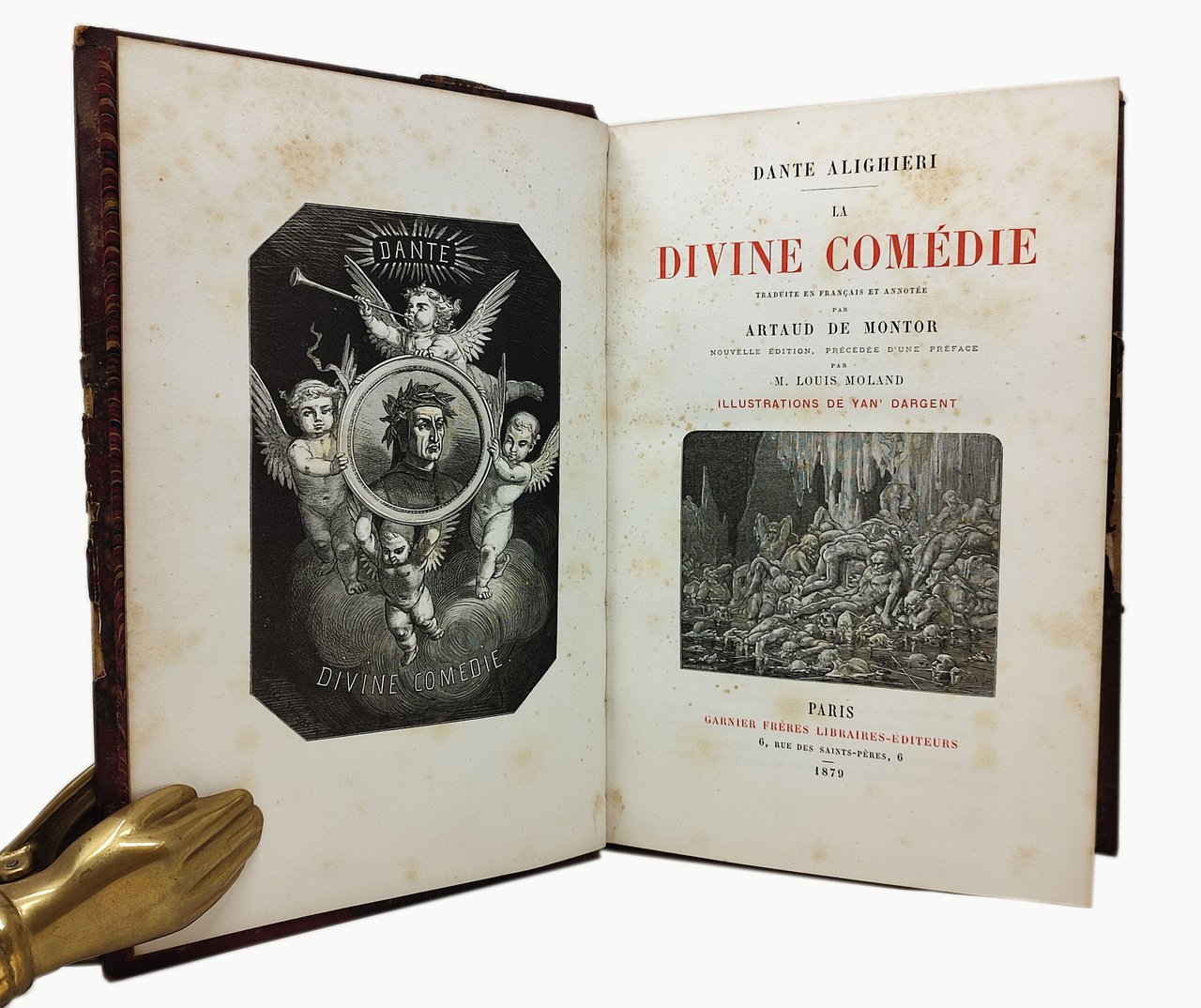 LA DIVINE COMEDIE traduit en francais et annotée par Artaud …