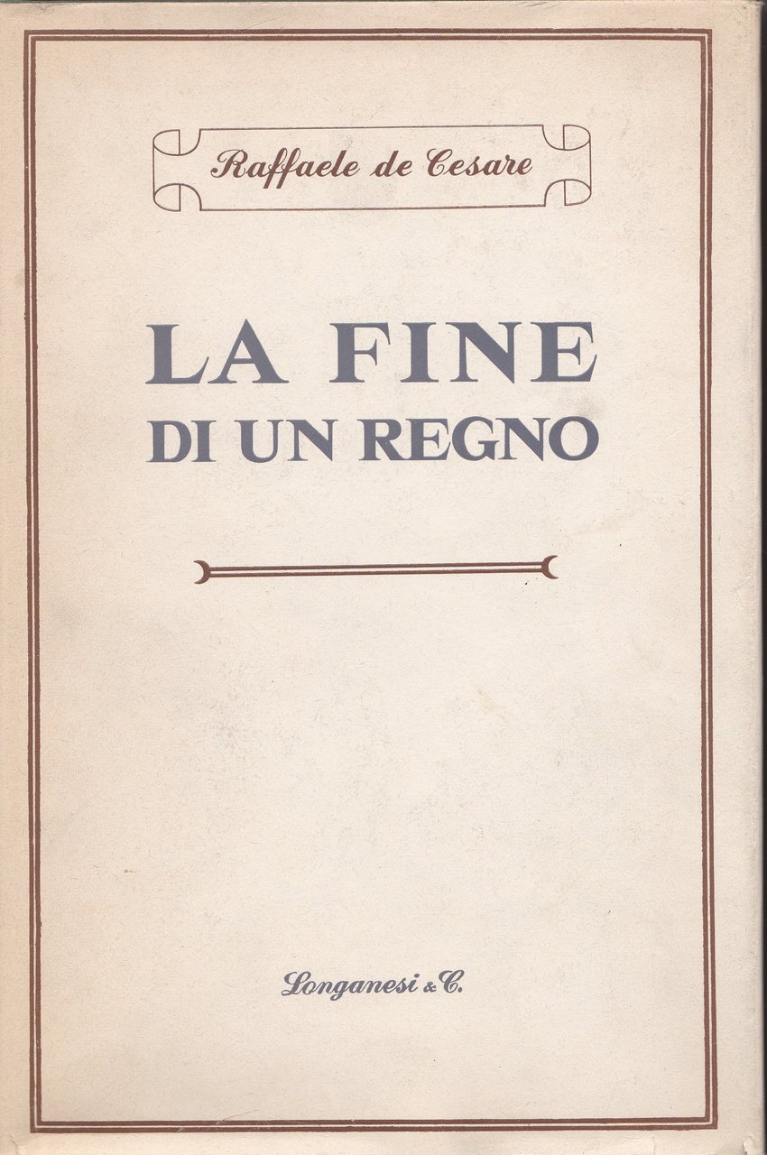 La fine di un regno