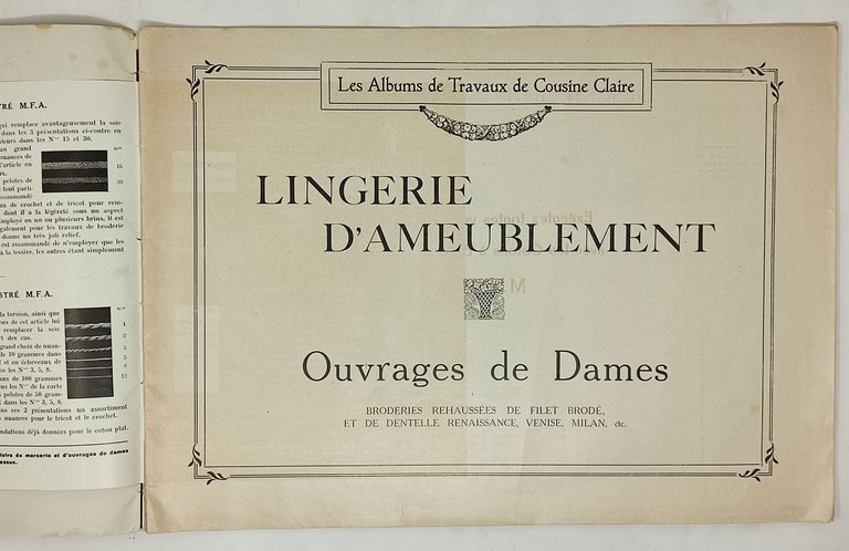 LA LINGERIE D'AMEUBLEMENT / Ouvrages de Dames / Broderies rehaussées …
