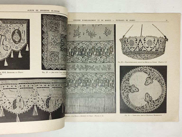 LA LINGERIE D'AMEUBLEMENT / Ouvrages de Dames / Broderies rehaussées …