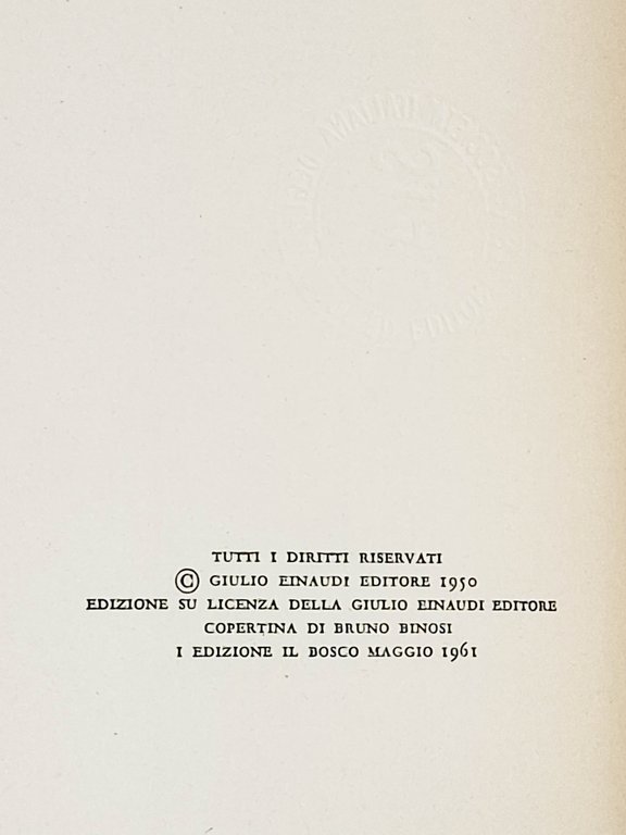 LA LUNA E I FALò (prima edizione IL BOSCO)