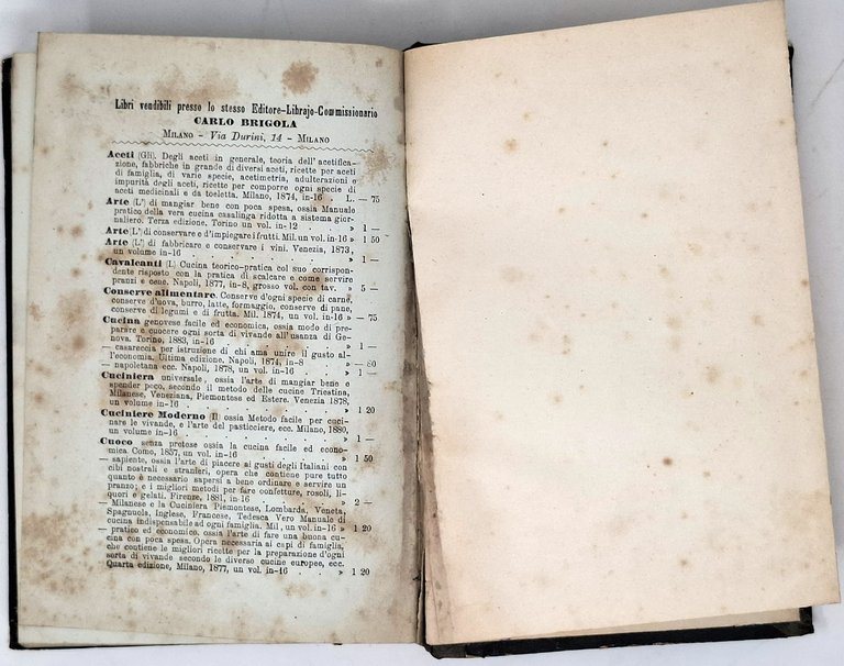 LA PICCOLA CUCINA CLASSICA Repertorio di Pietanze Confezionate con tutta … | Immagine Gallery 4
