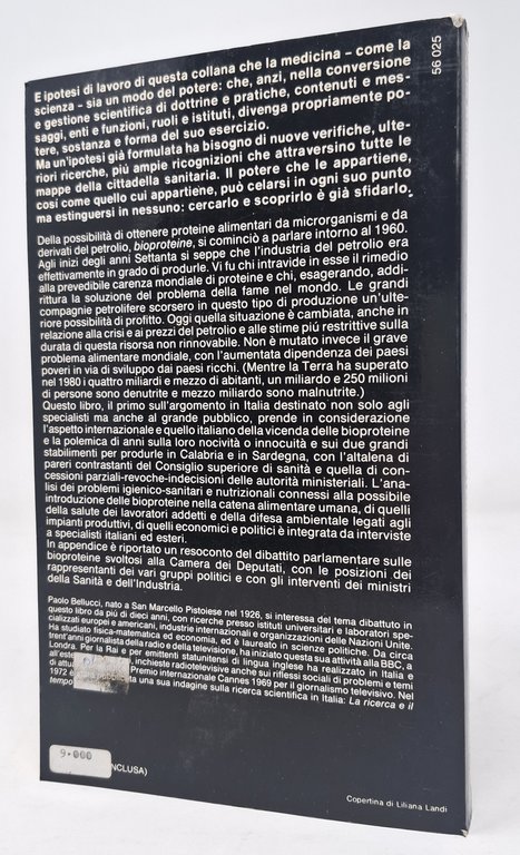 LE BIOPROTEINE ESPERIENZE E RICERCHE / per una fonte alimentare …