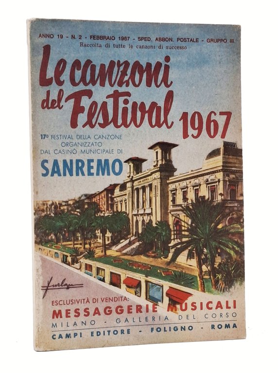 LE CANZONI DEL FESTIVAL 1967 / 17° Festival della canzone …